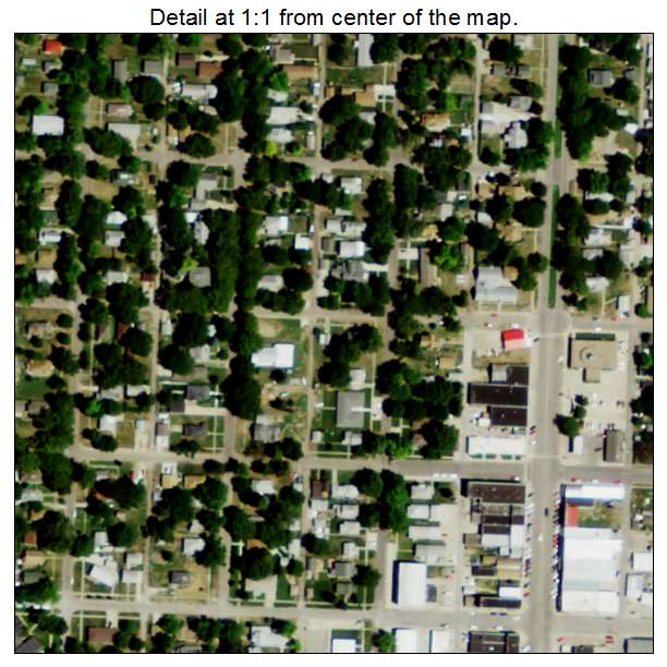 Ravenna, Nebraska aerial imagery detail