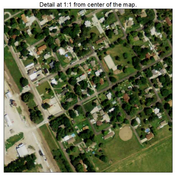 Raymond, Nebraska aerial imagery detail