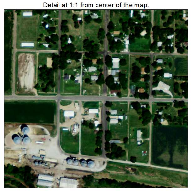 Reynolds, Nebraska aerial imagery detail