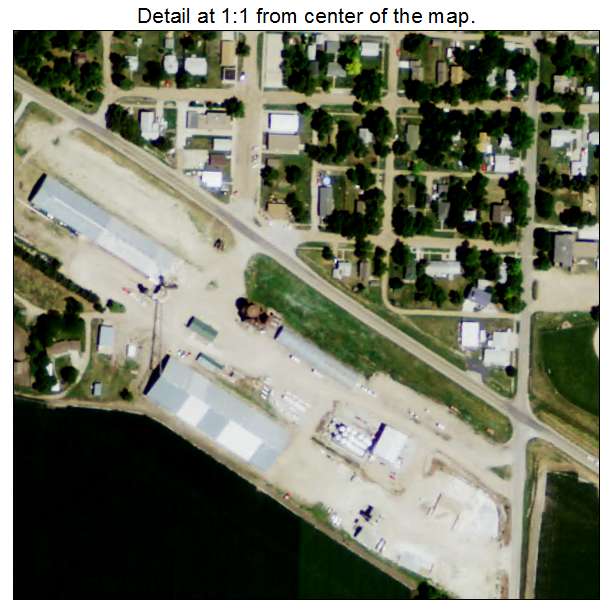 Riverdale, Nebraska aerial imagery detail