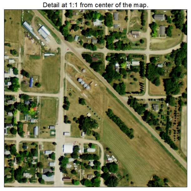 Rockville, Nebraska aerial imagery detail
