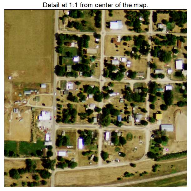 Royal, Nebraska aerial imagery detail