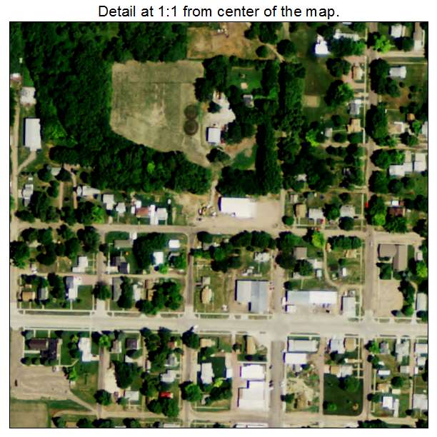 Scotia, Nebraska aerial imagery detail