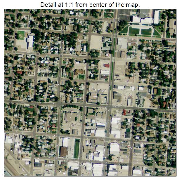 Scottsbluff, Nebraska aerial imagery detail