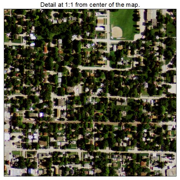 Seward, Nebraska aerial imagery detail