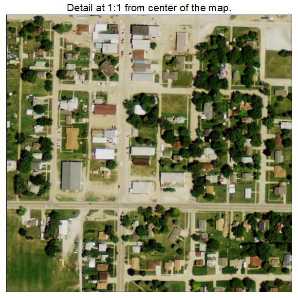 Shelby, Nebraska aerial imagery detail