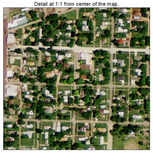 Shelton, Nebraska aerial imagery detail