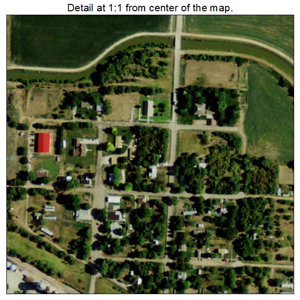 Smithfield, Nebraska aerial imagery detail