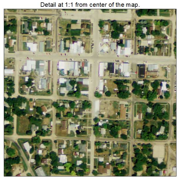 Spalding, Nebraska aerial imagery detail