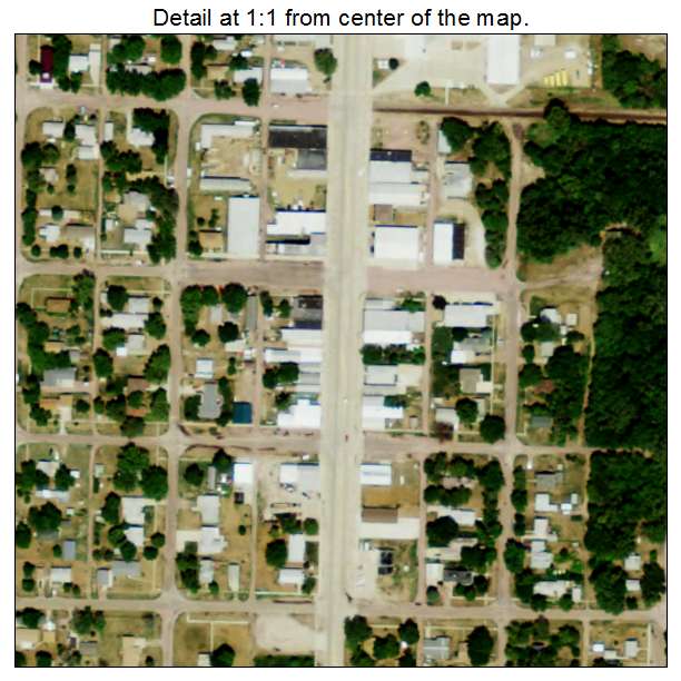 Spencer, Nebraska aerial imagery detail
