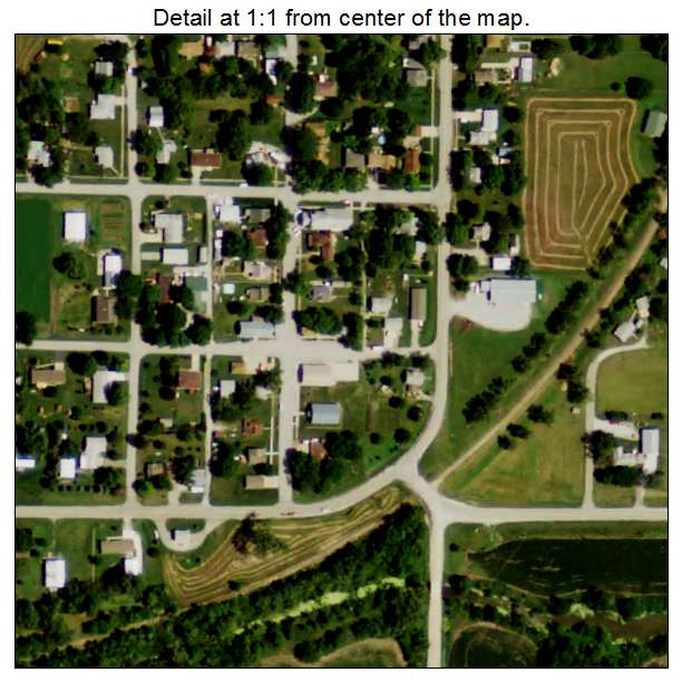 Sprague, Nebraska aerial imagery detail
