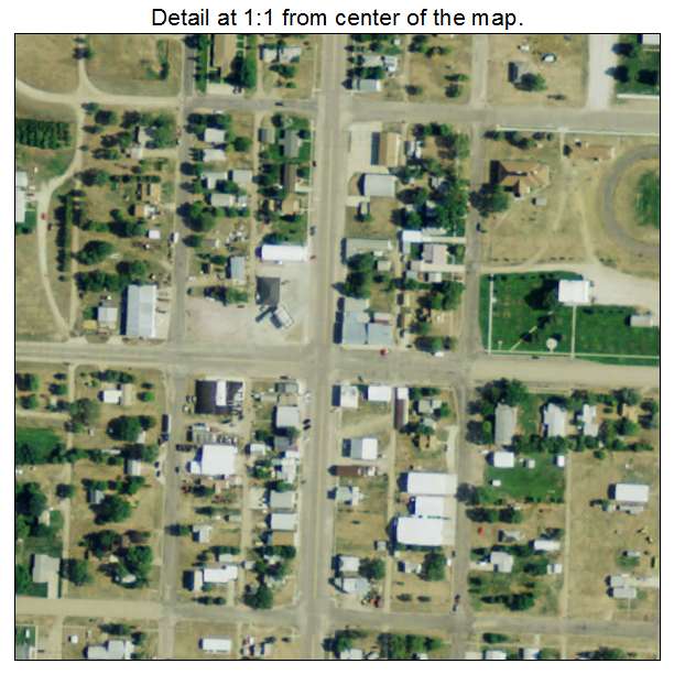 Springview, Nebraska aerial imagery detail