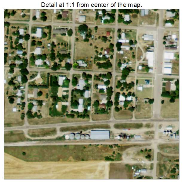 Stamford, Nebraska aerial imagery detail