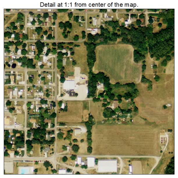 Stanton, Nebraska aerial imagery detail
