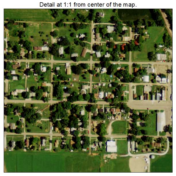 Staplehurst, Nebraska aerial imagery detail