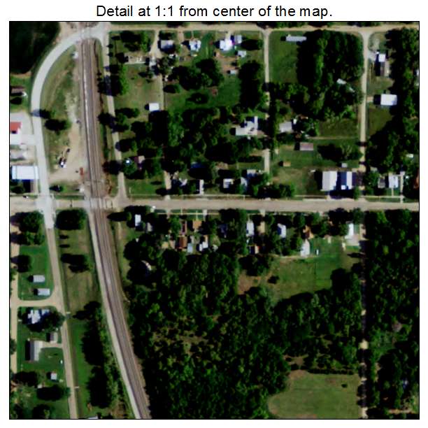 Steele City, Nebraska aerial imagery detail
