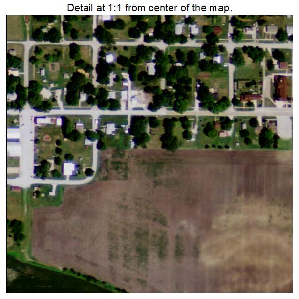 Steinauer, Nebraska aerial imagery detail