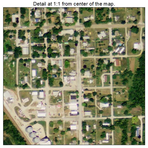 Stella, Nebraska aerial imagery detail