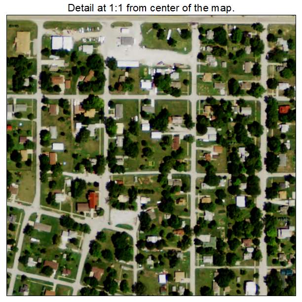 Sterling, Nebraska aerial imagery detail