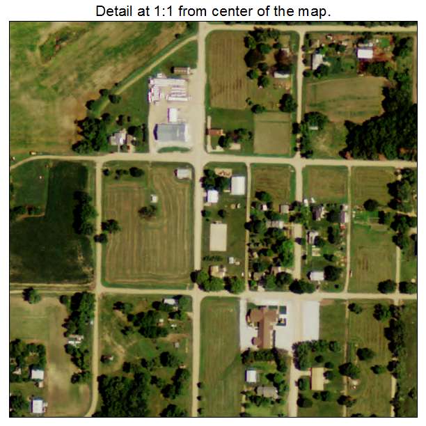 Stockham, Nebraska aerial imagery detail