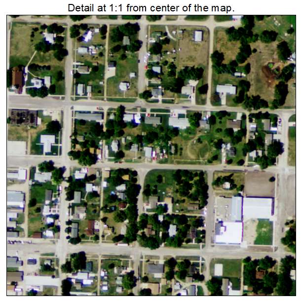 Stuart, Nebraska aerial imagery detail