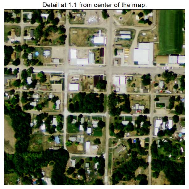Sumner, Nebraska aerial imagery detail