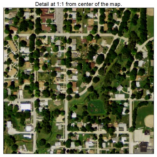 Syracuse, Nebraska aerial imagery detail