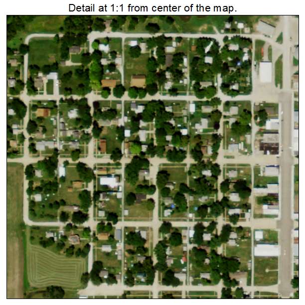 Talmage, Nebraska aerial imagery detail