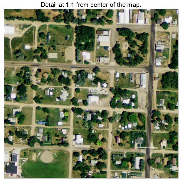Taylor, Nebraska aerial imagery detail