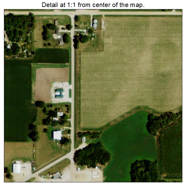 Thayer, Nebraska aerial imagery detail