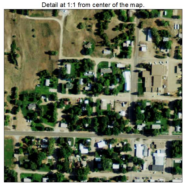 Thedford, Nebraska aerial imagery detail