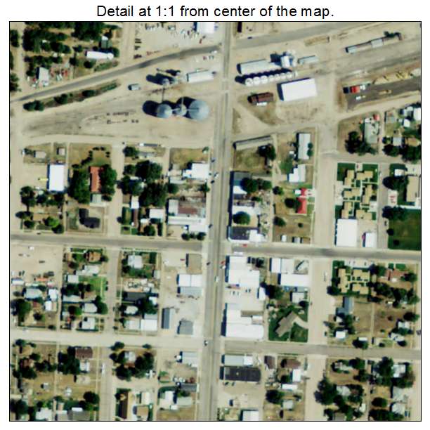 Trenton, Nebraska aerial imagery detail