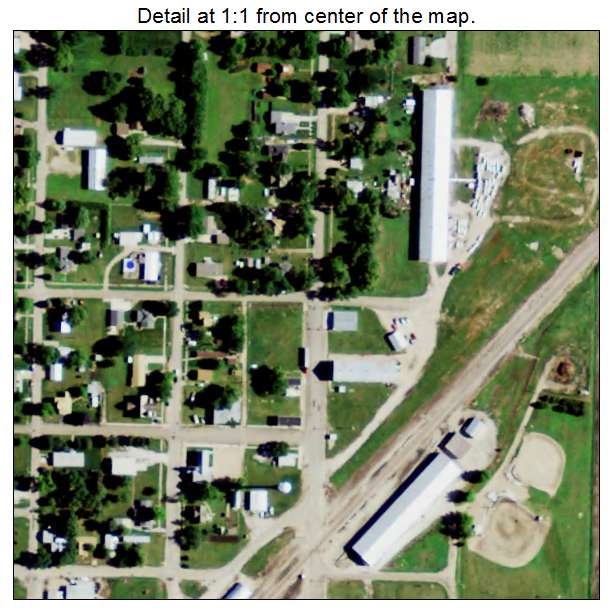 Trumbull, Nebraska aerial imagery detail