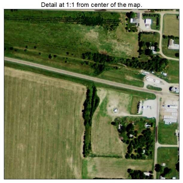 Upland, Nebraska aerial imagery detail