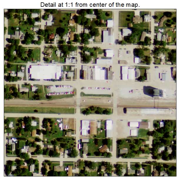 Utica, Nebraska aerial imagery detail