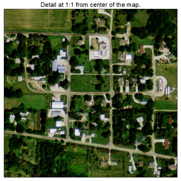 Washington, Nebraska aerial imagery detail