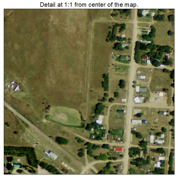 Wellfleet, Nebraska aerial imagery detail