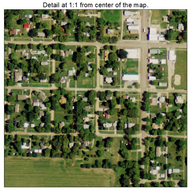 Western, Nebraska aerial imagery detail