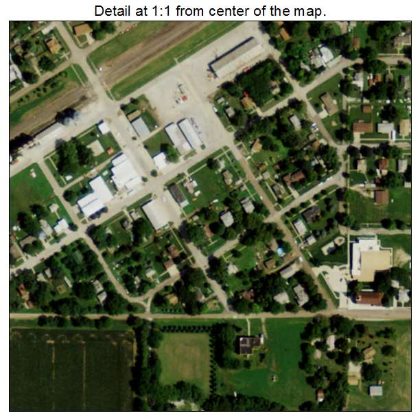 Weston, Nebraska aerial imagery detail