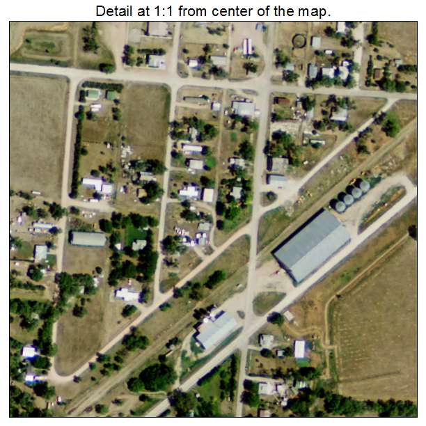 Whitney, Nebraska aerial imagery detail