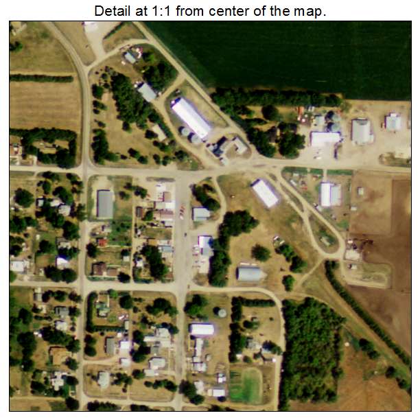 Winnetoon, Nebraska aerial imagery detail