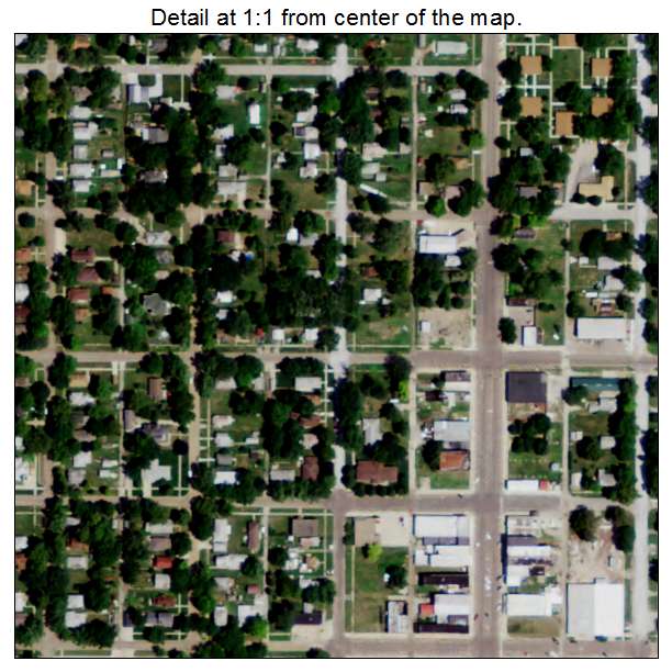 Wymore, Nebraska aerial imagery detail
