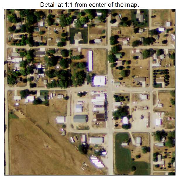 Wynot, Nebraska aerial imagery detail