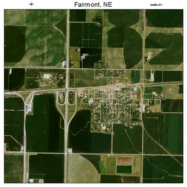 Fairmont, NE air photo map