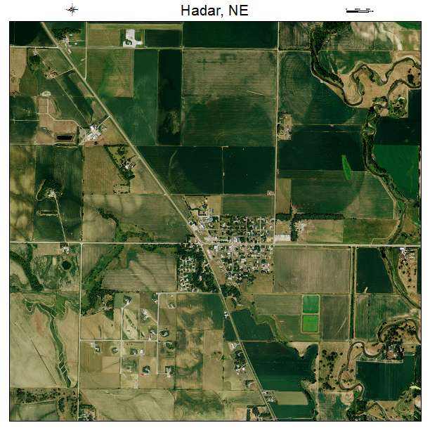 Hadar, NE air photo map