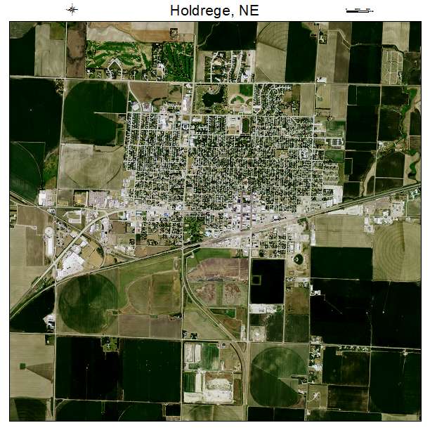 Holdrege, NE air photo map