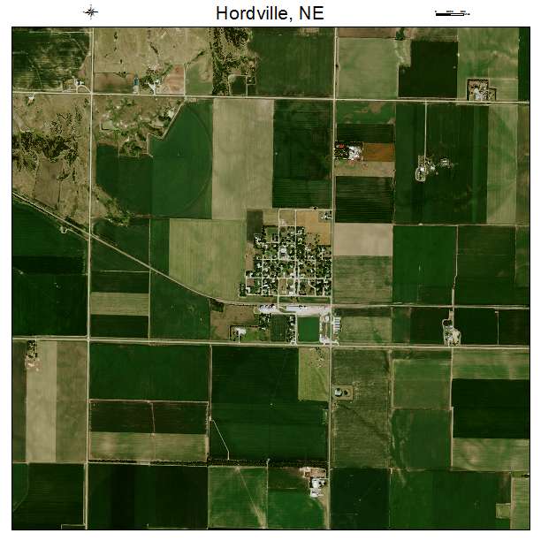 Hordville, NE air photo map