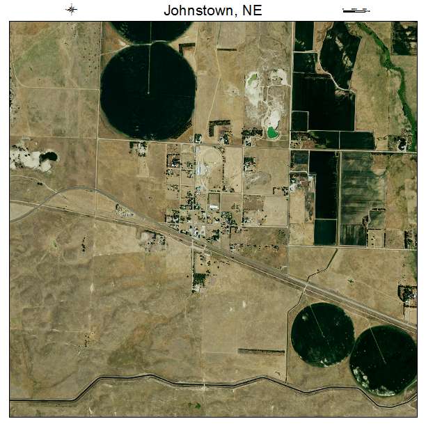 Johnstown, NE air photo map