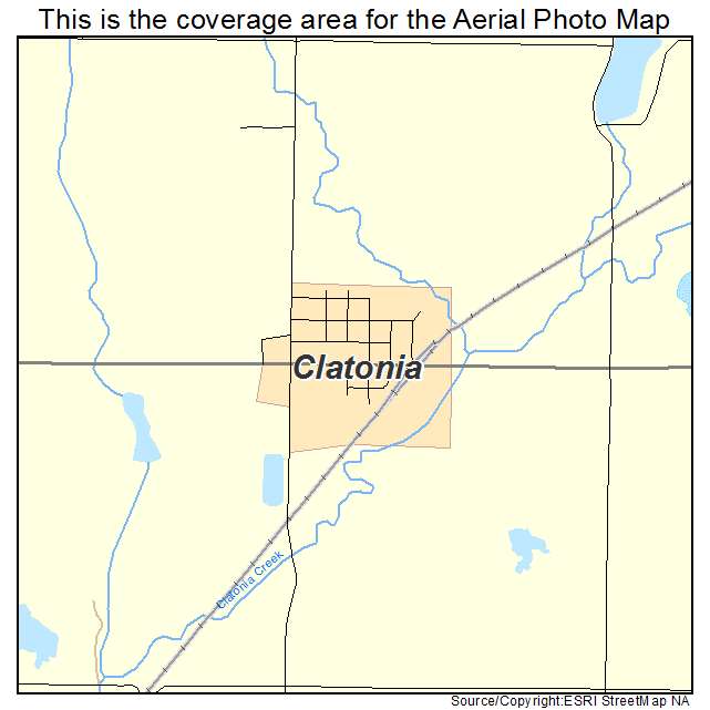 Clatonia, NE location map 