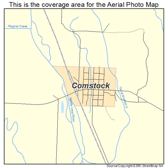 Comstock, NE location map 